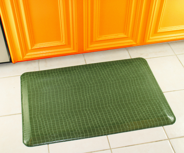 designer wicker kitchen mats