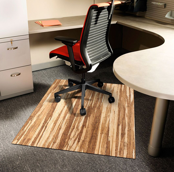 Stranded Bamboo Chair Mats are Bamboo Desk Chair Mats by ...