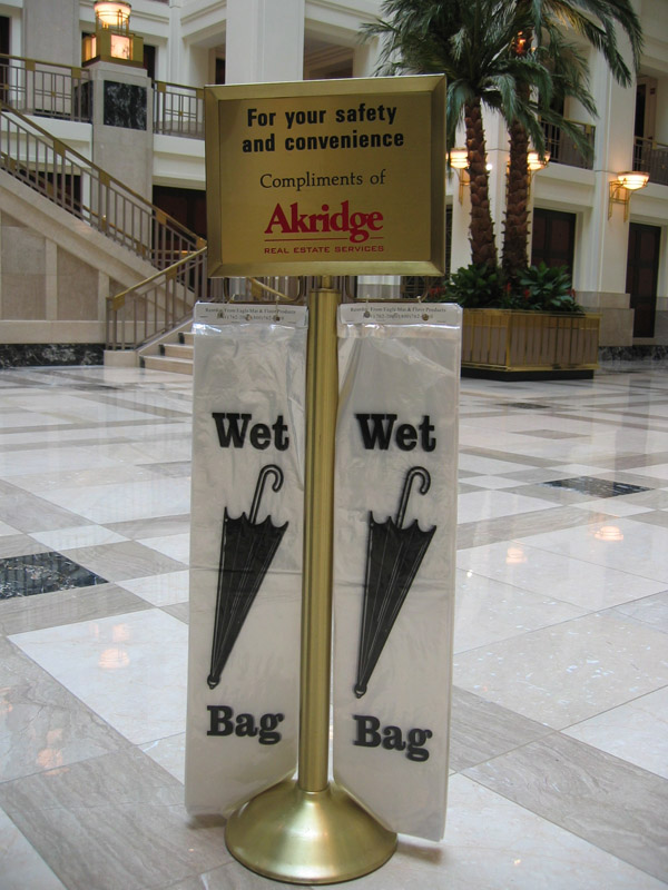 Wet Umbrella Bag Stands are Umbrella Bag Holders and Wet Umbrella Posts